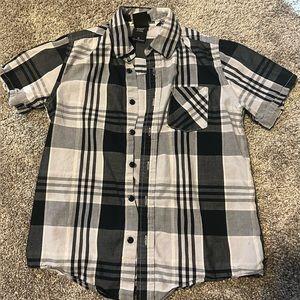 Shawn white plaid button down size 8